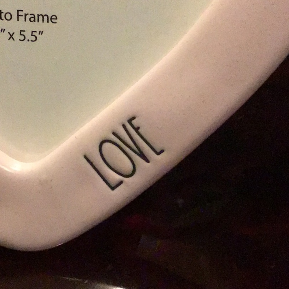 Rae Dunn Pink LOVE Frame - Picture 2 of 6